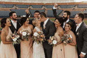Brooke & Chris's Ballpark Wedding