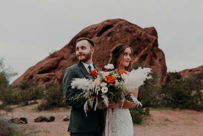 Samantha + Colton's Desert Elopement