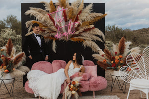 Anissa + Camden’s Rainy Spring Wedding