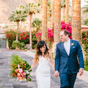 Sheila + Ray's Tropical Royal Palms Wedding