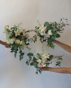 Blush & White Posy Bouquet
