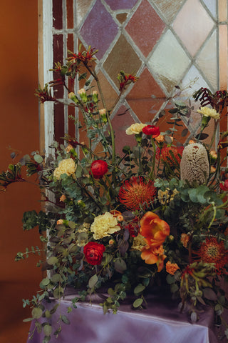 Arizona Sky Funeral Floor Arrangement